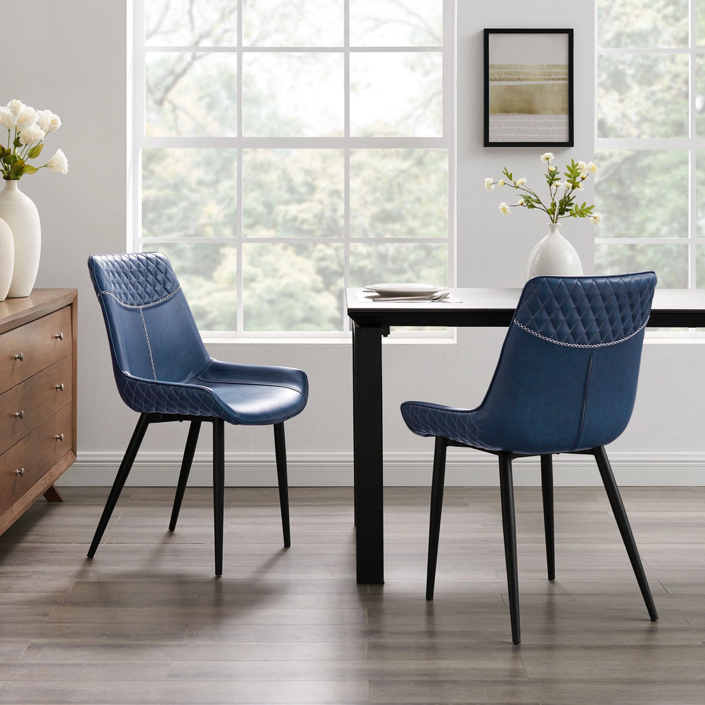 Blue Dining Chairs, Set of 2 R2654