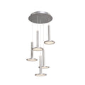 5-Light Brushed Aluminum Chandelier L8442