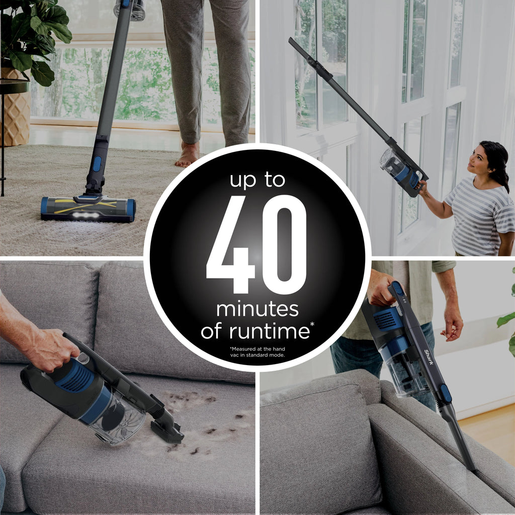 Cordless Stick Vacuum with Powerfins Brushroll E44857