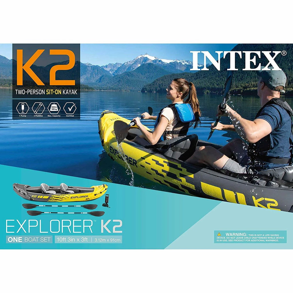 Inflatable Kayak with Oars and Hand Pump M3605