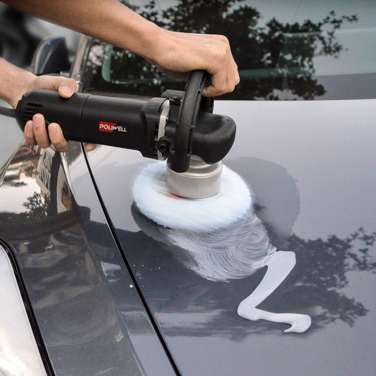 6 Inch Dual Action Random Orbital Polisher Kit with 5 Polishing Pads K753260