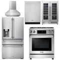 30 In. Propane Gas Range, Range Hood, Refrigerator, Dishwasher, Wine Cooler M710