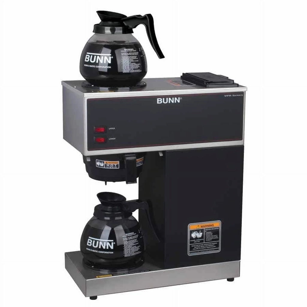 12-Cup Commercial Coffee Brewer with 2 Warmers W9756