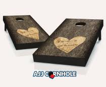 Wedding Tree Carved Cornhole Set U164796