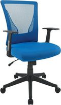 Mesh Low-Back Task Chair Blue/Black Z8937