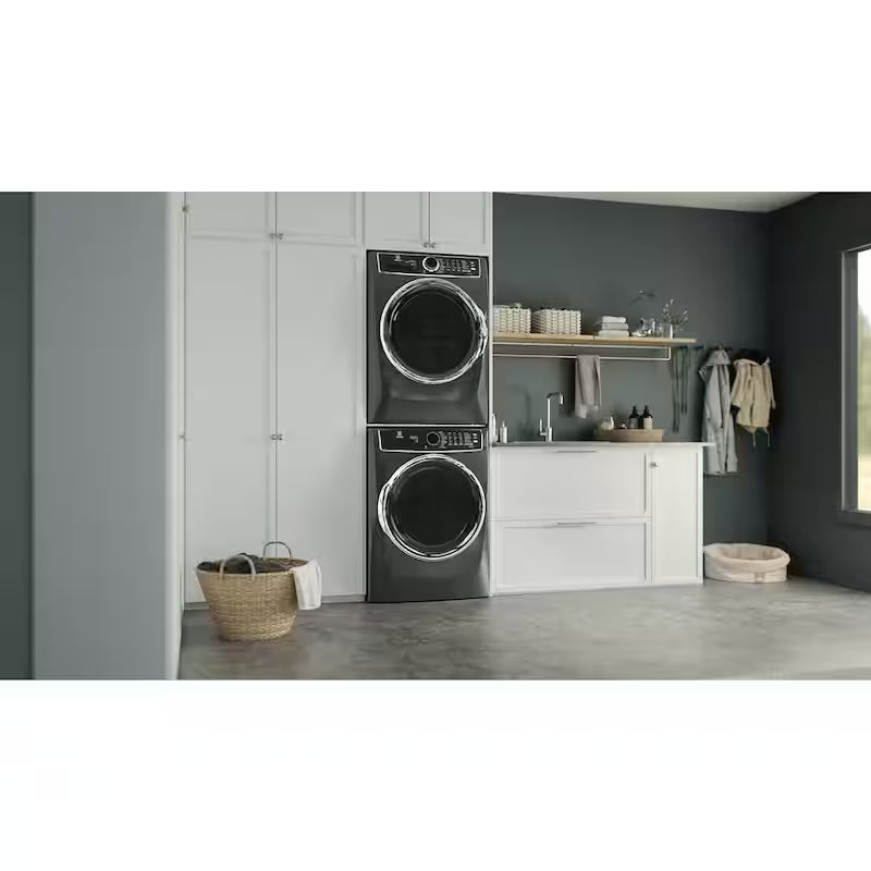 8 cu. ft. Vented Front Load Stackable Electric Dryer with Steam T316808