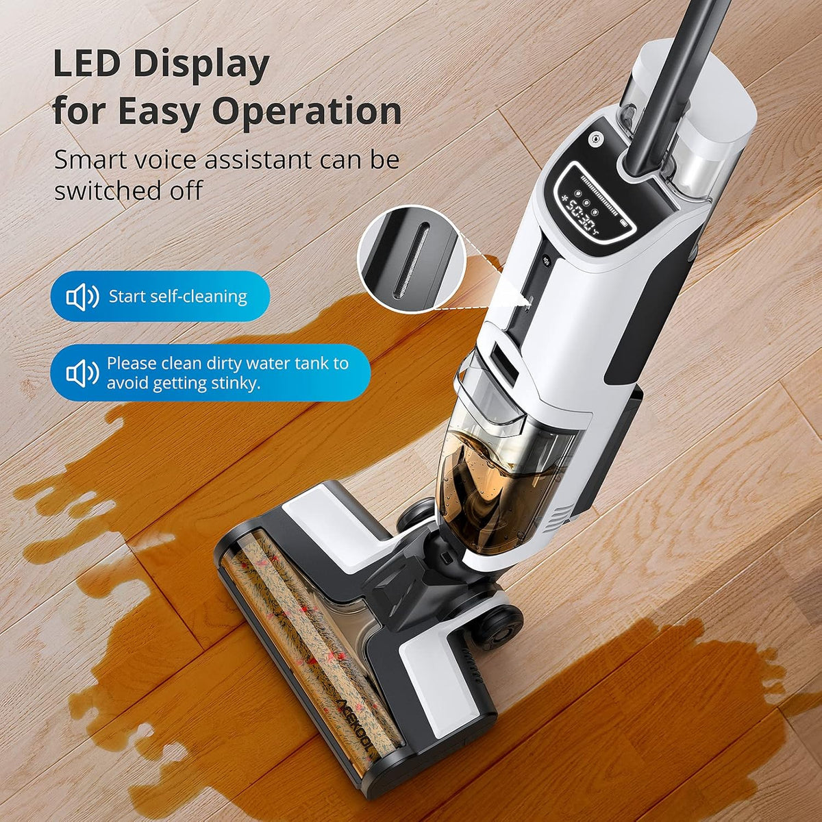 Cordless Wet Dry Vacuum and Mop Cleaner V3074