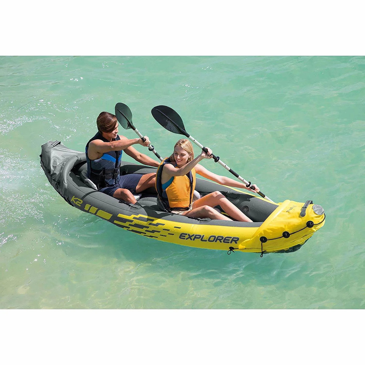 Inflatable Kayak with Oars and Hand Pump M3605