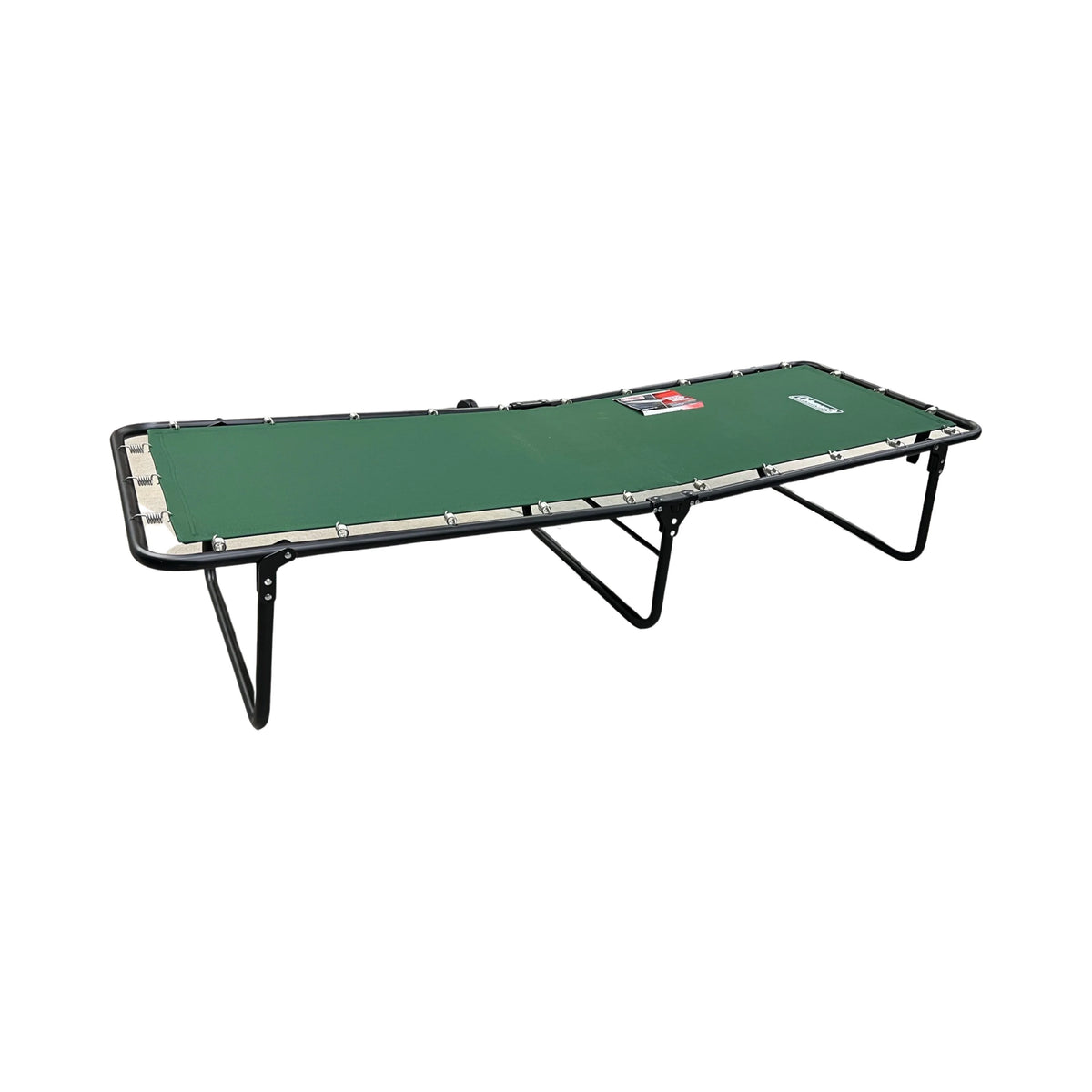 Camping Cot with Foam Sleeping Pad, 26 x 13 x 75 in, Green V1488
