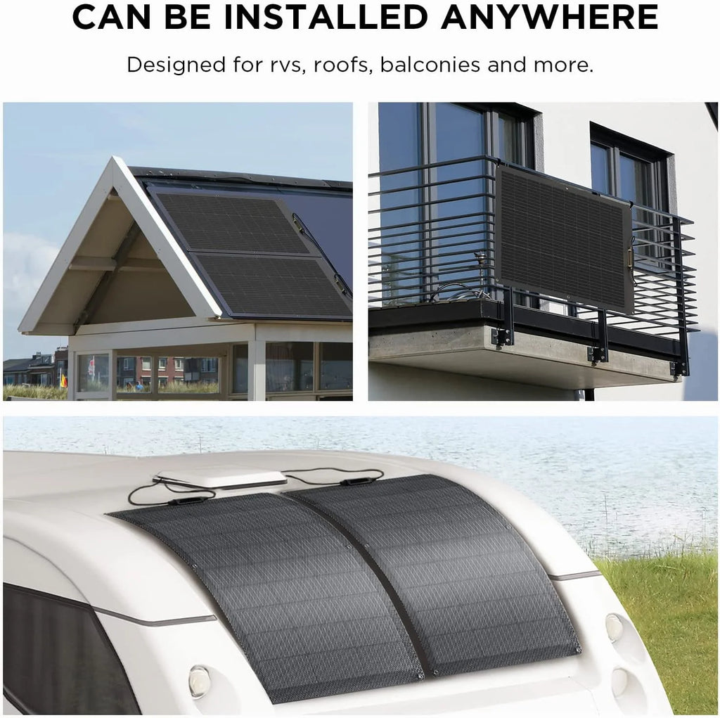 100W Flexible Solar Panel IP68 Waterproof G613