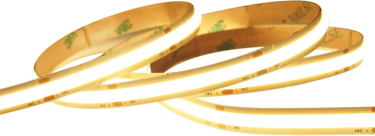 24v Dimmable COB LED Tape Light 90 Watts Warm White 3000k J8366