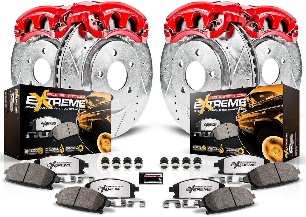 Front and Rear Carbon Fiber Ceramic Brake Kit I46912