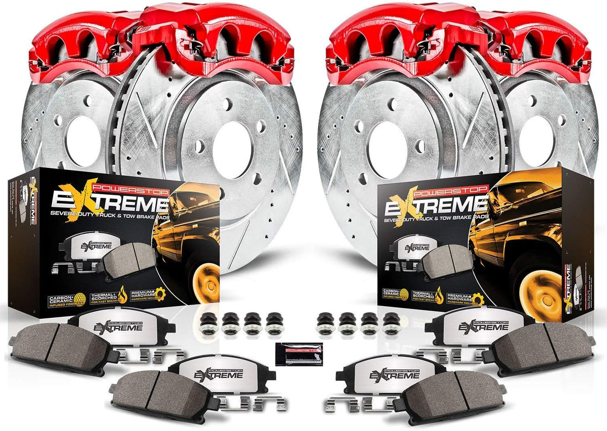 Front and Rear Carbon Fiber Ceramic Brake Kit I46912