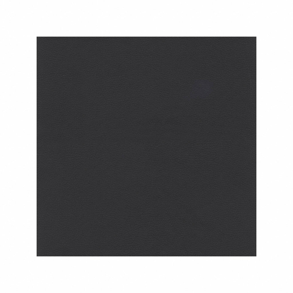 Black Leather Box Chair N219