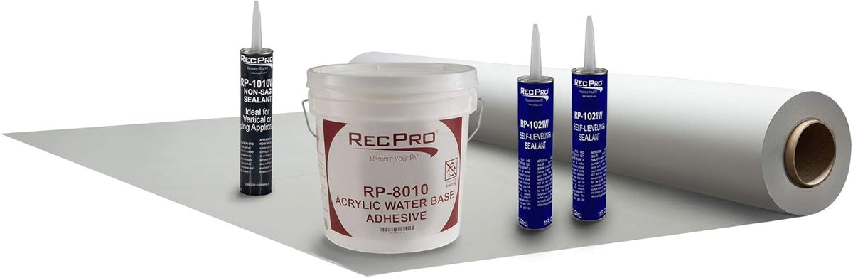 4.5' Wide RV Rubber Roof Kit 16ft J7973