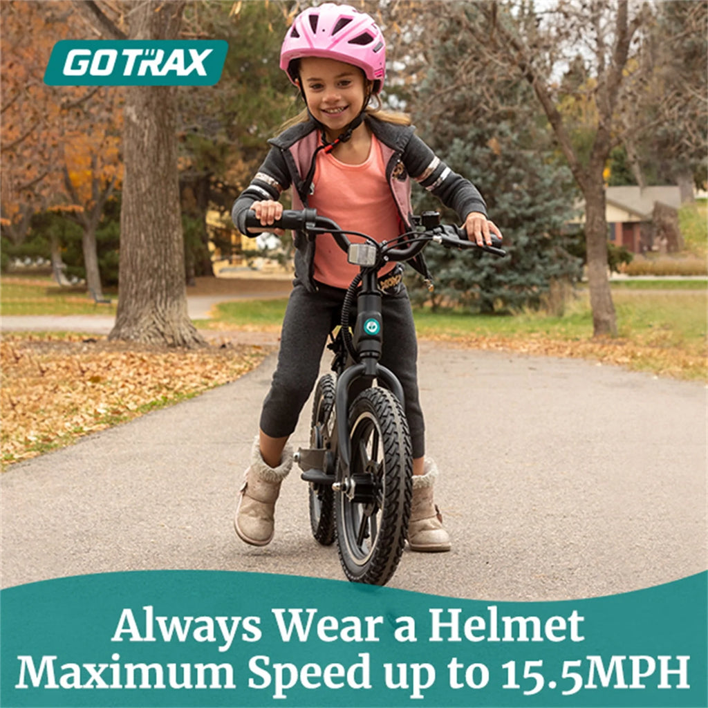250W Electric Bike for Kids Age 5-8, 14 Tire V459