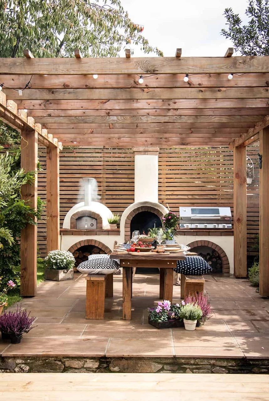Cement Outdoor Pizza Oven H57030