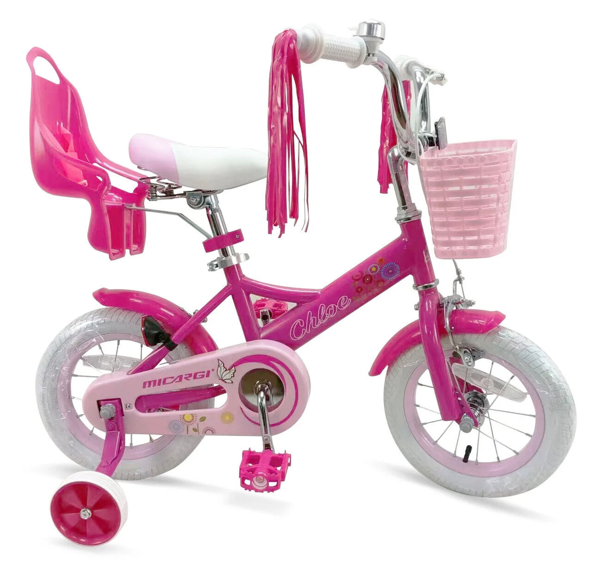 12 inch Kids Bike with Basket and Training Wheels P477154
