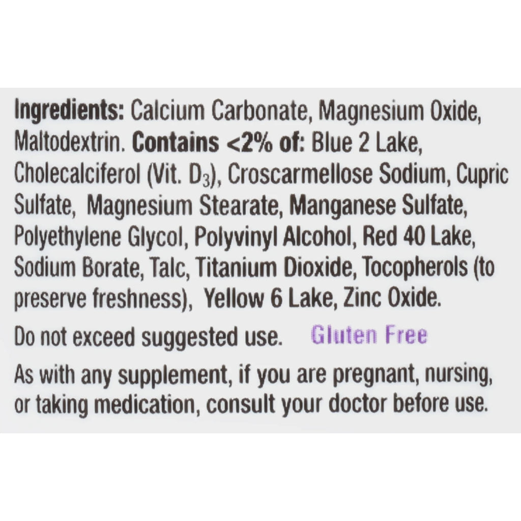 Calcium Vitamin D Supplement 120 Count G39247