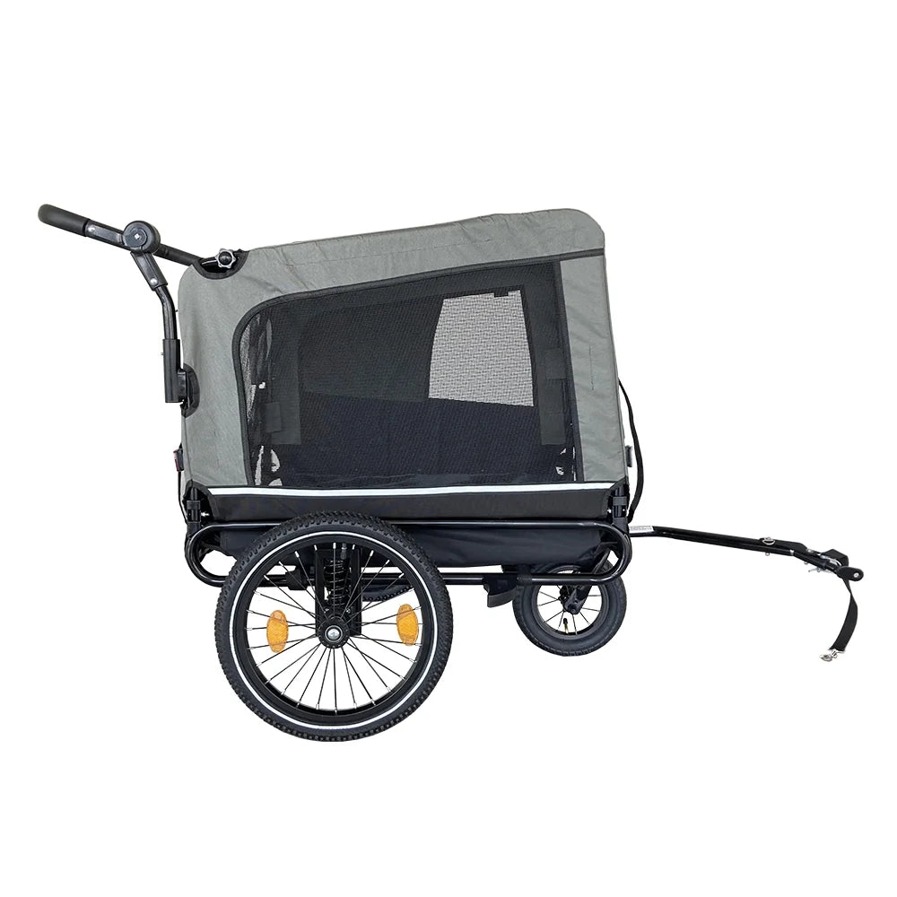 Heavy Duty Foldable Pet Stroller Bicycle Trailer C179