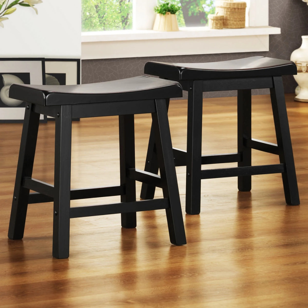 Set of 2 Backless Stools M58180