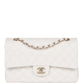 White Caviar Double Flap Bag Z13448