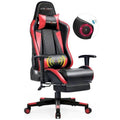 Red Massage Gaming Chair with Bluetooth Speakers S92078