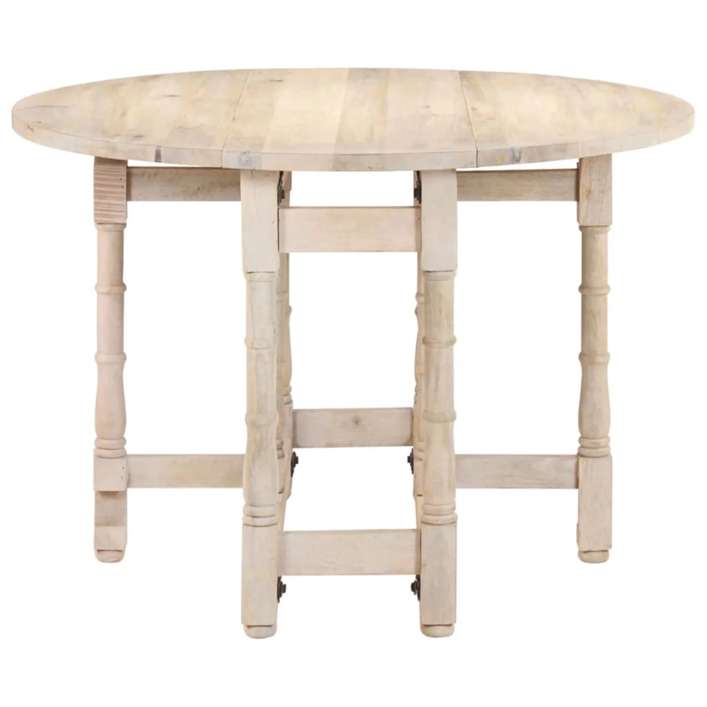 Round Solid Mango Wood Dining Table C129724