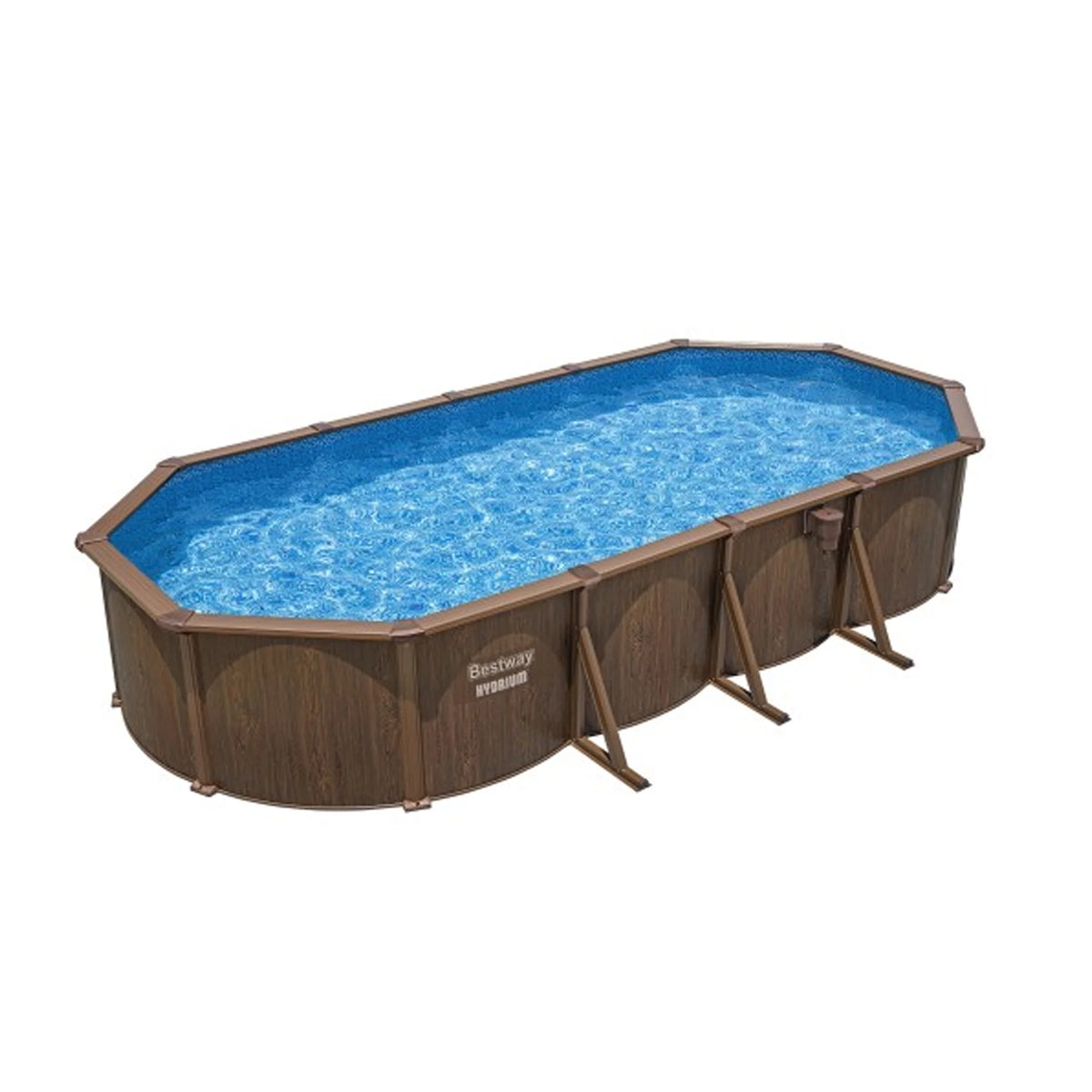 24'x12'x52 Oval Above Ground Swimming Pool Set U858654