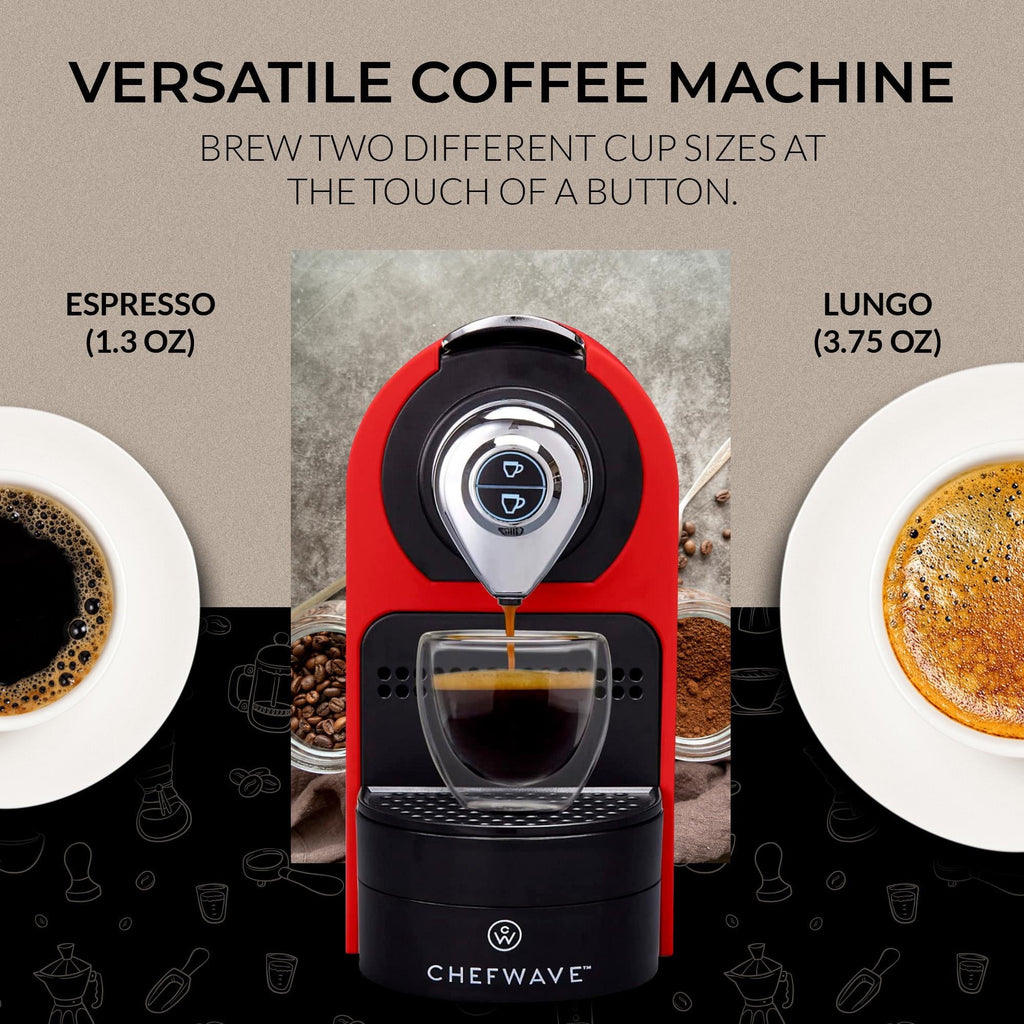Espresso Machine with Capsules Holder and Cups A221533