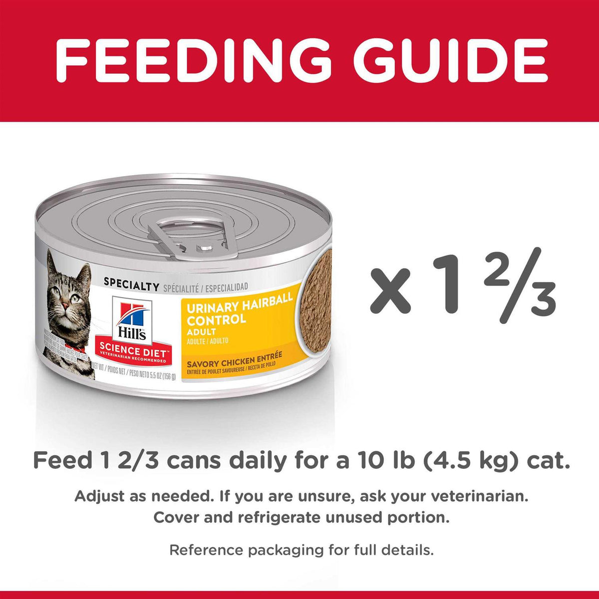 Urinary & Hairball Control Canned Cat Food R732