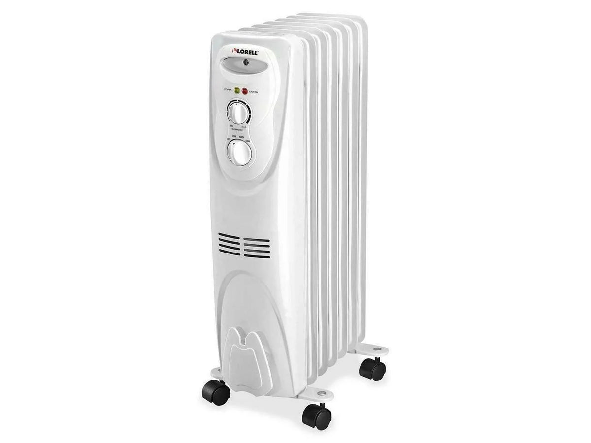 1500 Watt 3-Setting White Oil Filled Electric Heater D82749