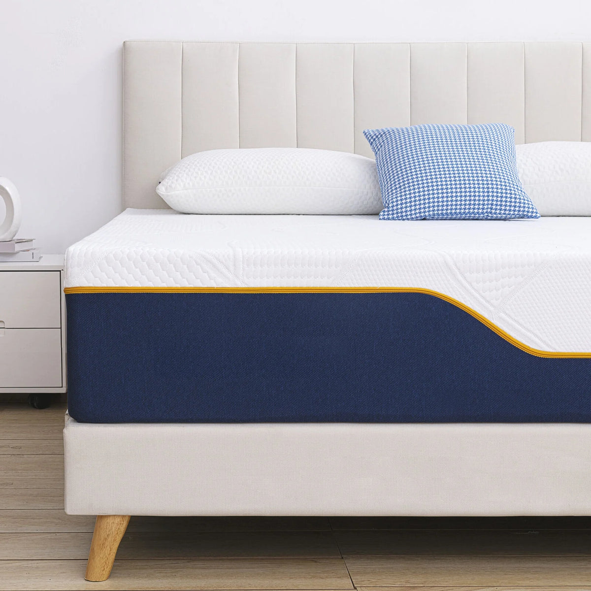 8 inch Twin Size Medium Gel Memory Foam Mattress D9175