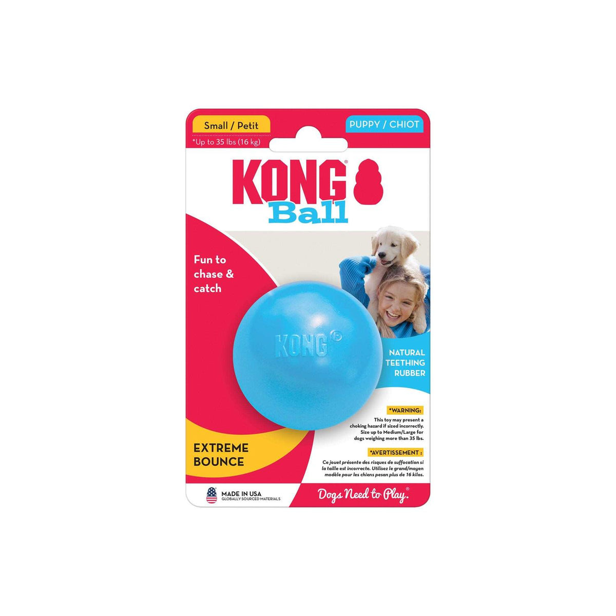 Puppy Ball with Hole Dog Toy Y108