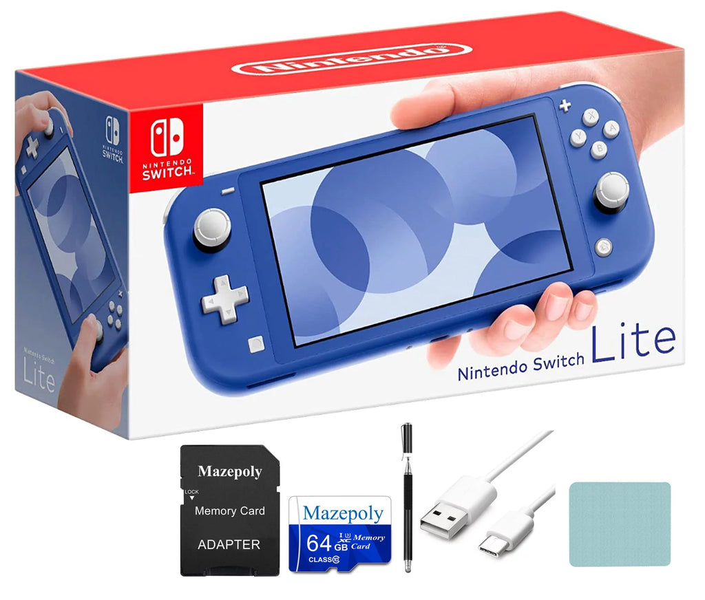 Blue Nintendo Switch Lite Game Console Bundle L76614