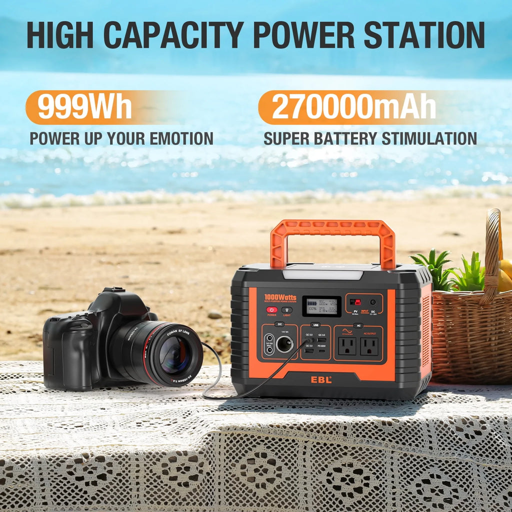 1000W Portable Solar Power Station Z126