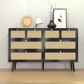 6 Drawer Rattan Wood Dresser P479822