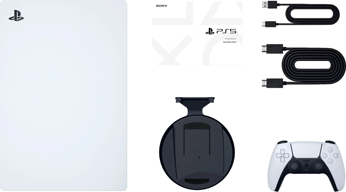 White PS5 825GB Gaming Console H372