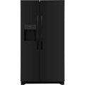 36 in. 25.6 cu. ft. Black Side by Side Refrigerator Q960