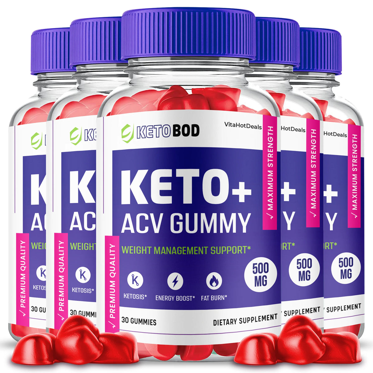 Keto ACV Gummies 5 Pack X7457