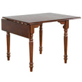 Rectangle Drop Leaf Wood Dining Table J993006