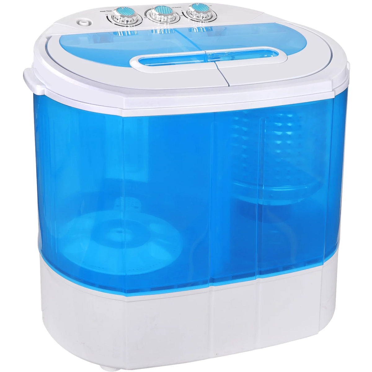 Portable Mini Twin Tub Washing Machine 9.9lbs Capacity O7184
