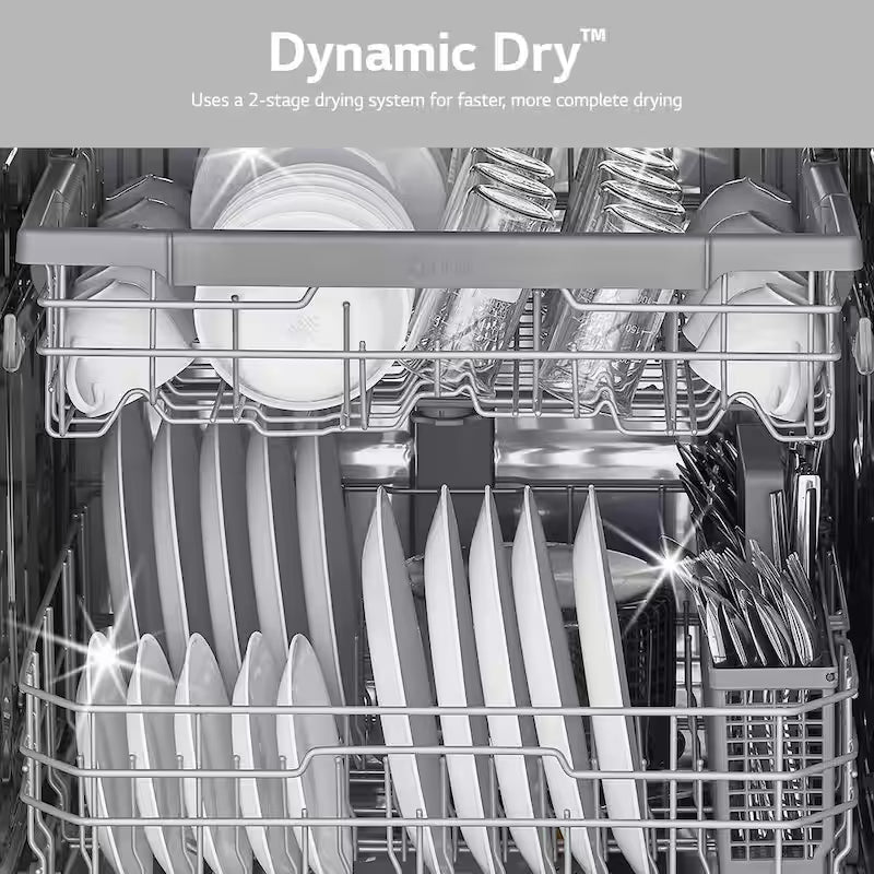 Black Stainless Steel Front Control Dishwasher R2845
