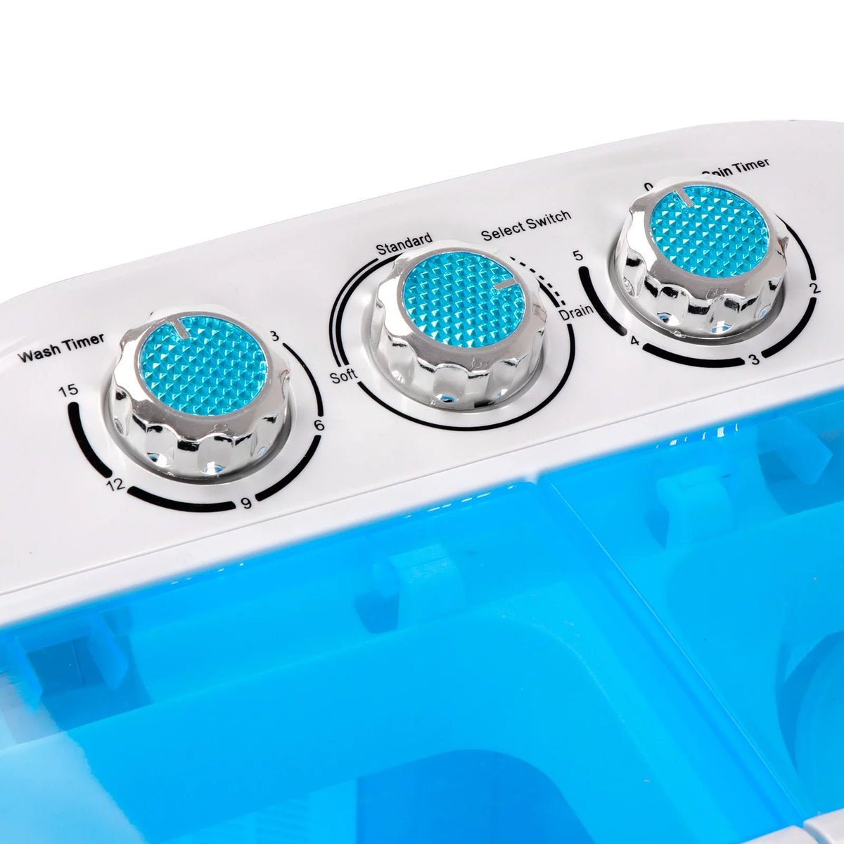 Portable Mini Twin Tub Washing Machine 9.9lbs Capacity O7184