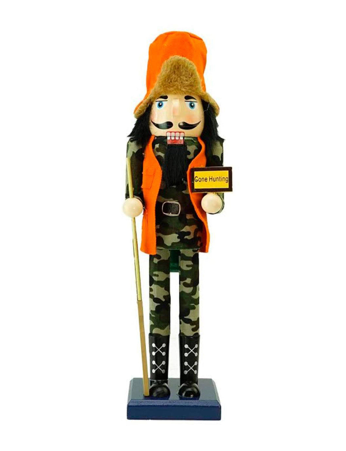15" Decorative Wooden Christmas Nutcracker D322542
