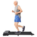 Portable Under Desk Treadmill with Remote Control and LED Display Pink A1053