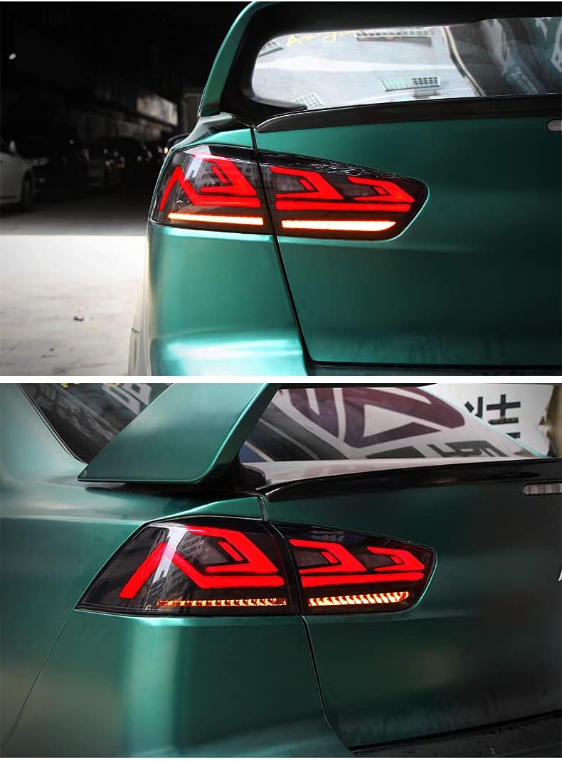 LED Smoked Tail Lights for Mitsubishi Lancer EVO X 2008-2017 C95632