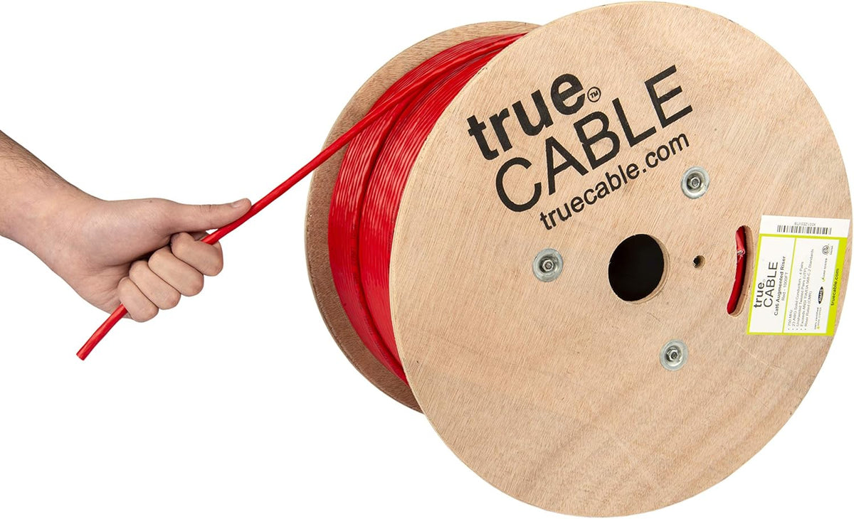Green 1000ft Cat6A Riser UTP Bulk Ethernet Cable Z31200
