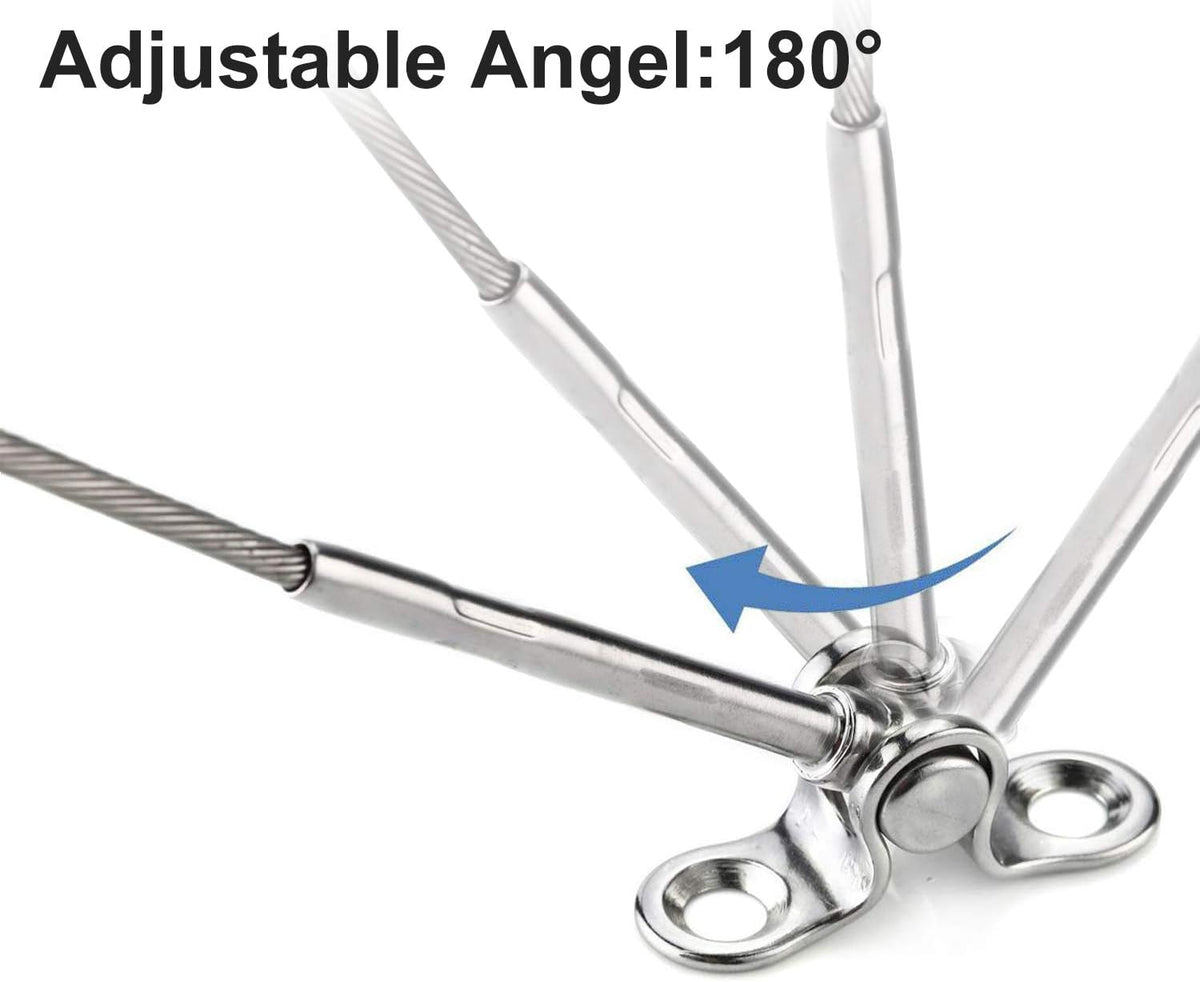 12 Pack T316 Stainless Steel Cable Railing Kits Q218346