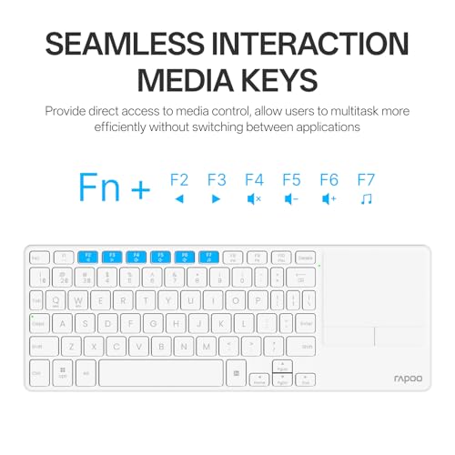 Portable Wireless Keyboard with Touchpad N431107